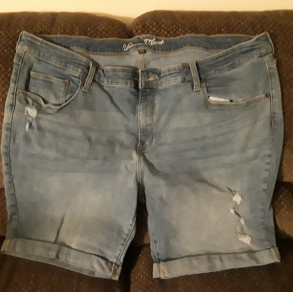 Universal Thread Distressed Denim Cuffed Shorts